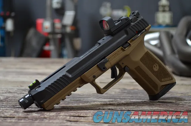 Ruger 57 5.7x28 Ruger-57 w Optic Shield SMSc TB X-Werks Burnt Bronze New