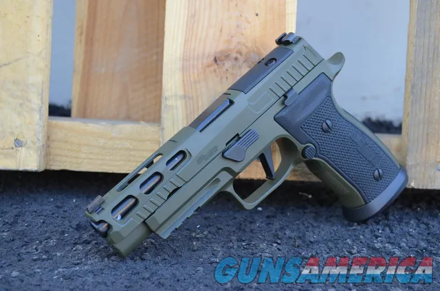 Sig Sauer P320 AXG Pro 320 P320AXG X-Werks OD Green Black 17rd 4.7" 9mm