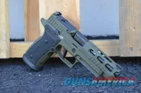 Sig Sauer P320 AXG Pro 320 P320AXG X-Werks OD Green Black 17rd 4.7" 9mm