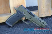 Sig Sauer P320 AXG Pro 320 P320AXG X-Werks OD Green Black 17rd 4.7" 9mm