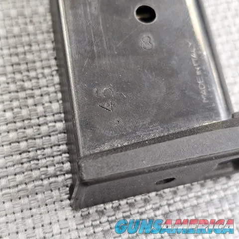 MEC-GAR for Colt .45 ACP 8 Round Magazine Stainless Steel - Black