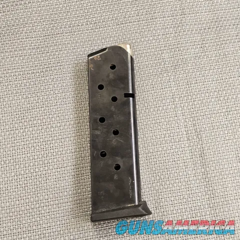 MEC-GAR for Colt .45 ACP 8 Round Magazine Stainless Steel - Black