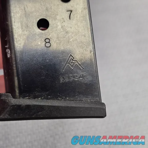 MEC-GAR for Colt .45 ACP 8 Round Magazine Stainless Steel - Black