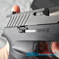 Sig Sauer P320 9mm Pistol 4.7" Barrel Full Sized 17rd Mag + Hard Case