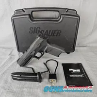 Sig Sauer P320 9mm Pistol 4.7" Barrel Full Sized 17rd Mag + Hard Case