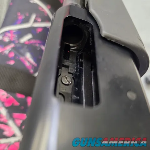 Mossberg 500 20ga 18.5" Barrel Pump Action Pistol Grip Shotgun + Pink Camo Case