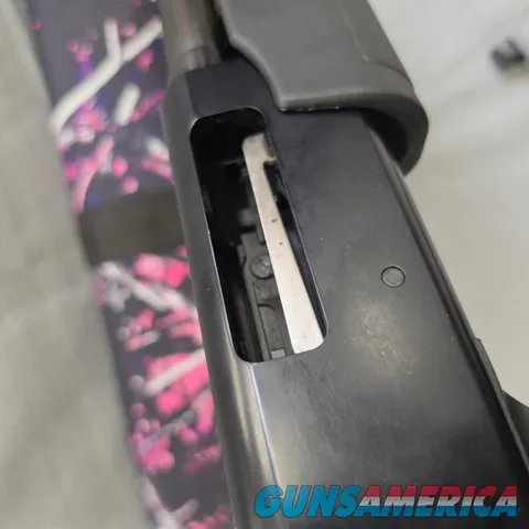 Mossberg 500 20ga 18.5" Barrel Pump Action Pistol Grip Shotgun + Pink Camo Case