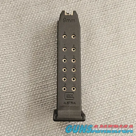 Glock Magazine 15rnd 9mm Calibur (model not marked)