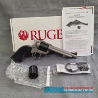 Ruger Super Wrangler 5-1/2 in 6 Shot Revolver Silver CKT .22lr & WINMAG Cyl.
