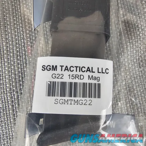 SGM Tactical 15 Round Magazine for Glock 22 9mm & .40 + Speed Loader