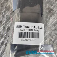 SGM Tactical 15 Round Magazine for Glock 22 9mm & .40 + Speed Loader
