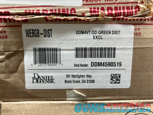 DANIEL DEFENSE DDM4V7 OD GREEN/MULTI-CAM .223/5.56 WEBGB-DIST NEW