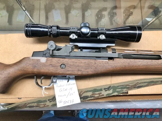 Federal Ordnance GSA-14 .308 M14-style rifle w/ scope