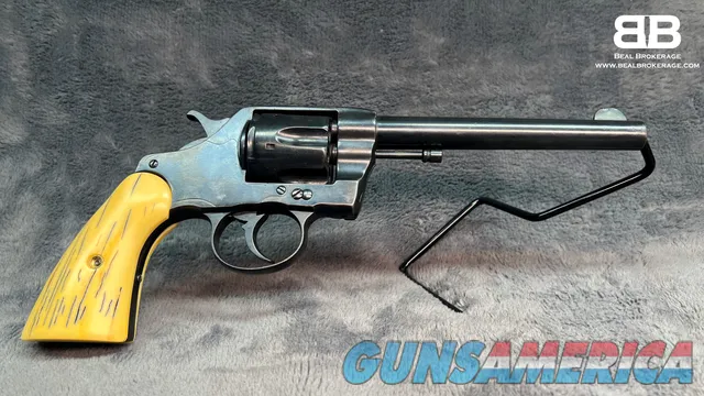 Colt D.A. .38 - Three Digit Serial Number (Police Positive?) - (1905?) - 6" barrel - Altamont Grips 