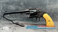 Colt D.A. .38 - Three Digit Serial Number (Police Positive?) - (1905?) - 6" barrel - Altamont Grips 