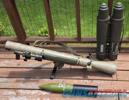 M2 Gustaf 84mm Recoilless rifle saw service in Israel w/scope