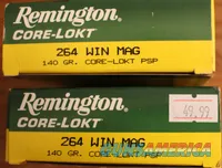 Remington Core-Lokt .264 Win Mag 140gr PSP Ammo