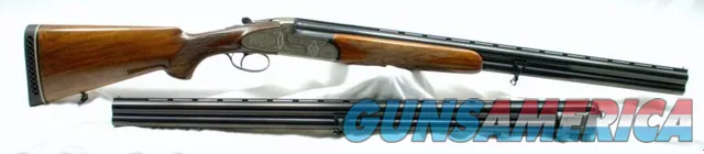 HEBSACKER SUPERPOSED ENGRAVED TWO BARREL SET 12GA
