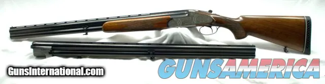 HEBSACKER SUPERPOSED ENGRAVED TWO BARREL SET 12GA
