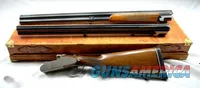 HEBSACKER SUPERPOSED ENGRAVED TWO BARREL SET 12GA