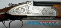 HEBSACKER SUPERPOSED ENGRAVED TWO BARREL SET 12GA