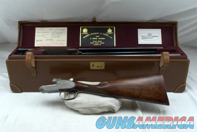 PURDEY EXTRA FINISH TWO BARREL SET W/ C...