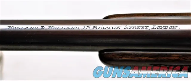 HOLLAND & HOLLAND DELUXE .375 MAGNUM MAGAZINE RIFLE WITH SCOPE