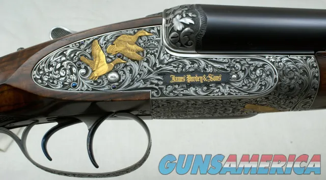 PURDEY SELF-OPENING SIDELOCK EJECTOR HEAVY GAME GUN 12ga PHILIPPE GRIFNEE ENGRAVED