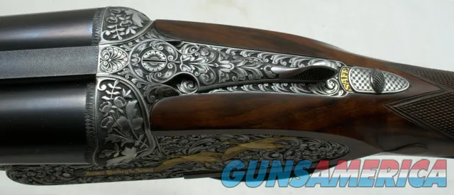 PURDEY SELF-OPENING SIDELOCK EJECTOR HEAVY GAME GUN 12ga PHILIPPE GRIFNEE ENGRAVED