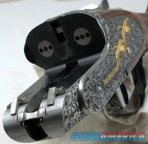 PURDEY SELF-OPENING SIDELOCK EJECTOR HEAVY GAME GUN 12ga PHILIPPE GRIFNEE ENGRAVED