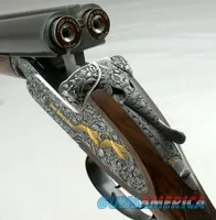 PURDEY SELF-OPENING SIDELOCK EJECTOR HEAVY GAME GUN 12ga PHILIPPE GRIFNEE ENGRAVED