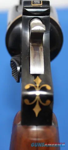 SMITH & WESSON 22/32 HE REVOLVER TIM GEORGE ENGRAVED GOLD INLAID 22 LR