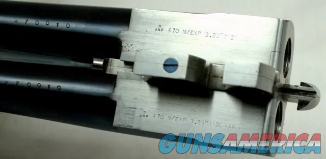 J & L WILKINS .470 NITRO DOUBLE RIFLE w AUTOMATIC EJECTORS