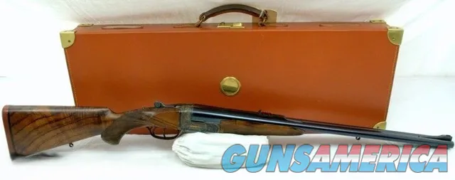 J & L WILKINS .470 NITRO DOUBLE RIFLE w AUTOMATIC EJECTORS