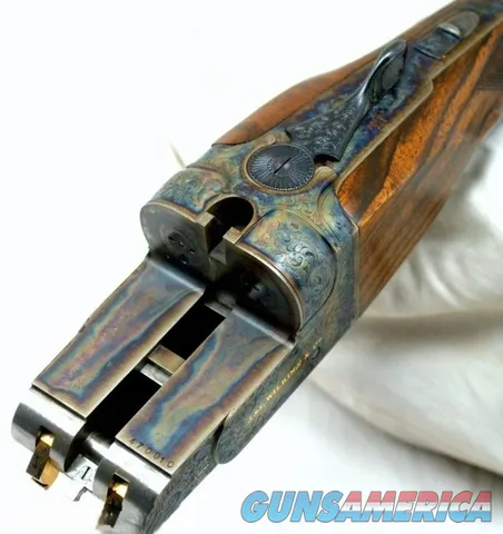 J & L WILKINS .470 NITRO DOUBLE RIFLE w AUTOMATIC EJECTORS