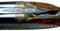 J & L WILKINS .470 NITRO DOUBLE RIFLE w AUTOMATIC EJECTORS