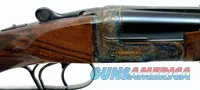 J & L WILKINS .470 NITRO DOUBLE RIFLE w AUTOMATIC EJECTORS