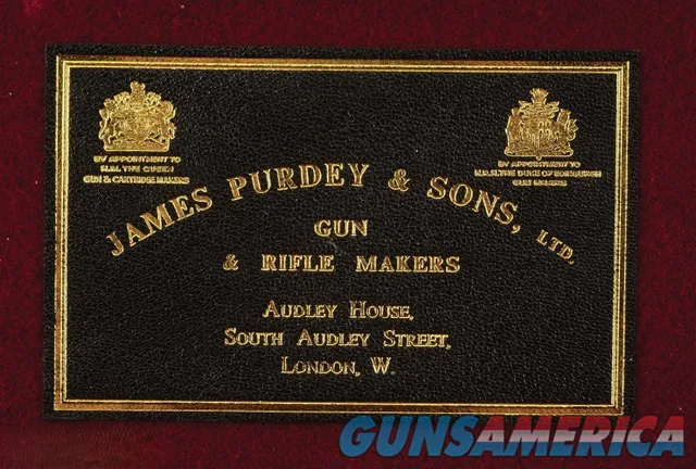 JAMES PURDEY & SONS SIDELOCK 20GA 27