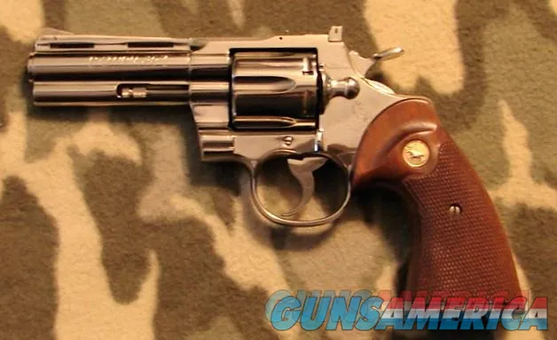 Colt Python 4” Nickel 