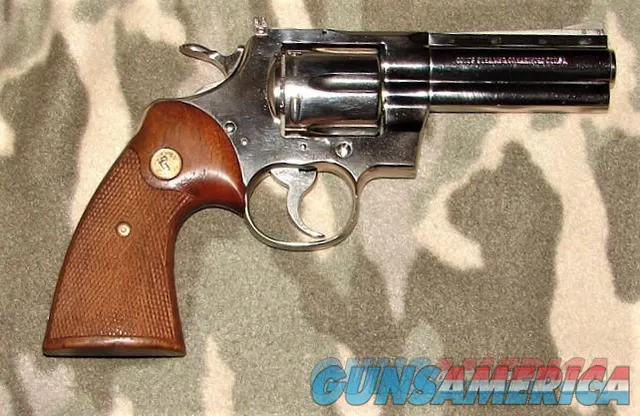 Colt Python 4” Nickel 