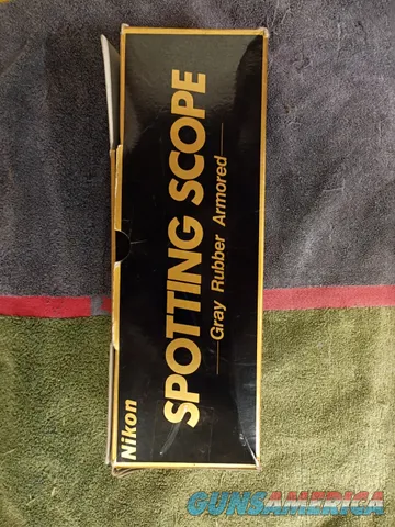 Nikon Spotting Scope Gray Rubber Armored...