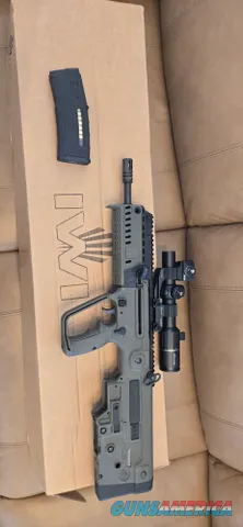 IWI Tavor X95 OD Green w/ Burris optic