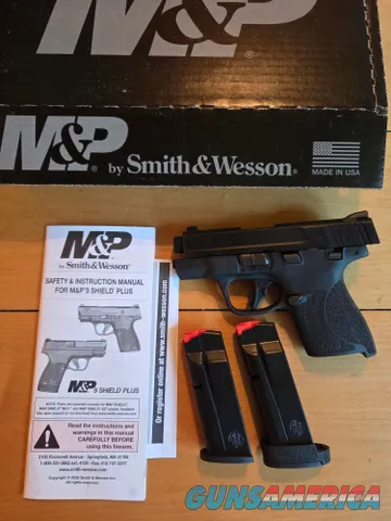 S&W M&P 9 Shield Plus 9mm with 2 mags