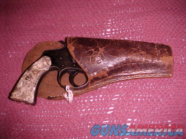 Smith & Wesson 6-shot .38 Special nickel revolver