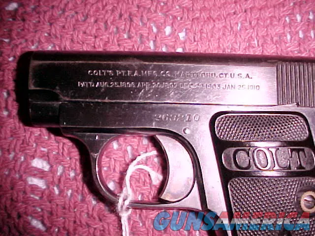 Colt Model 1908 Vest Pocket .25 ACP Pistol