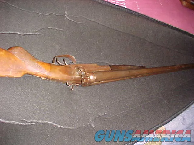 Vintag outside hammers side-by-side double barrel shotgun