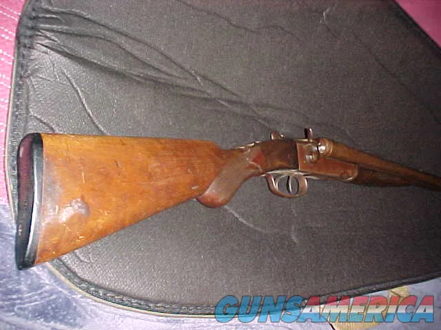 Vintag outside hammers side-by-side double barrel shotgun