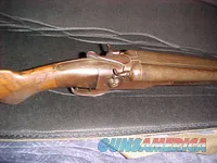 Vintag outside hammers side-by-side double barrel shotgun