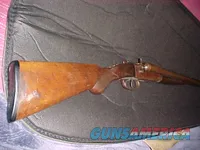 Vintag outside hammers side-by-side double barrel shotgun