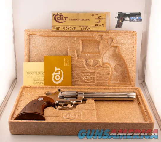 Lovely & Scarce Colt Diamondback Double Action Revolver